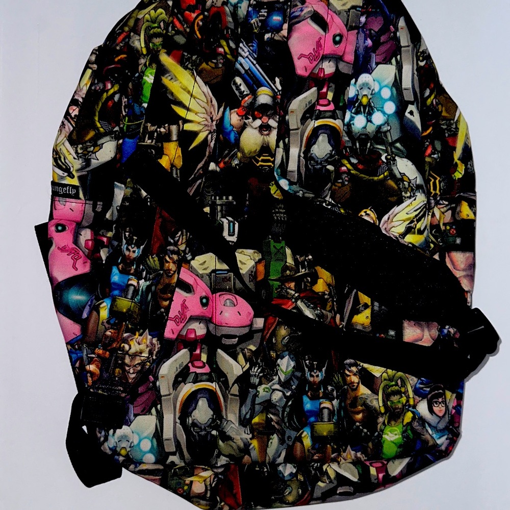 Loungefly Overwatch Character Collage Allover-Print Backpack Blizzard